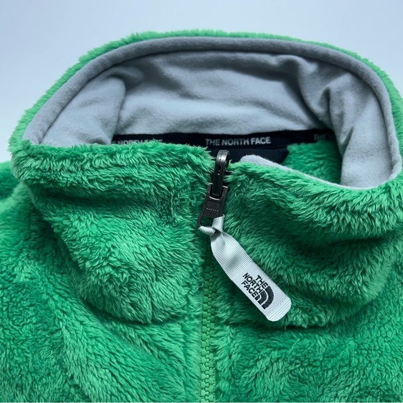 The North Face Osito Fleece Jacket Womens Large Green Full Zip High Pile - Picture 13 of 16